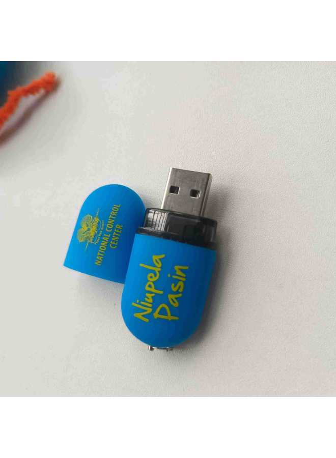 USB Flash Drive Promotional Gifts U Disk Printed Logo Proofing Fast Delivery-Color:Blue-Capacity:8GB  - Image 4
