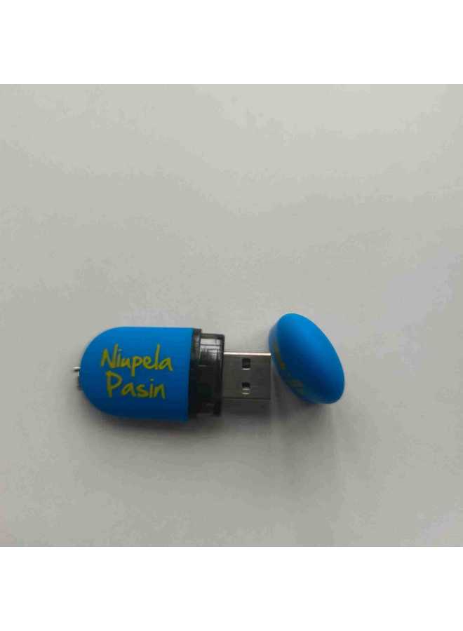 USB Flash Drive Promotional Gifts U Disk Printed Logo Proofing Fast Delivery-Color:Blue-Capacity:8GB  - Image 2
