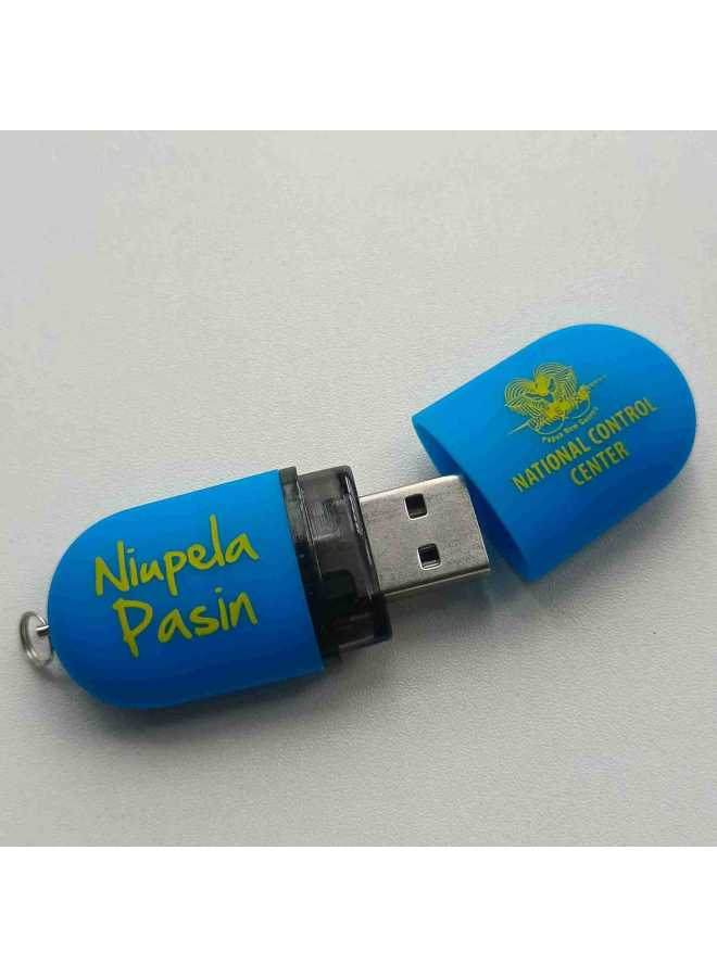 USB Flash Drive Promotional Gifts U Disk Printed Logo Proofing Fast Delivery-Color:Blue-Capacity:8GB  - Image 3