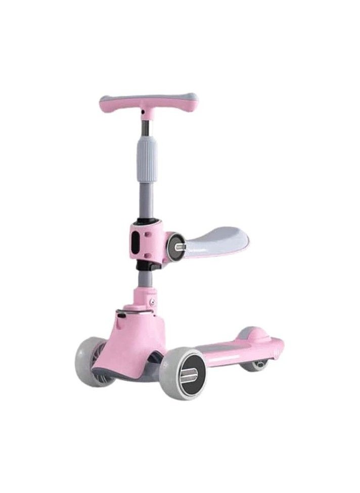 GSTORM GStorm 5in1 Scooter for Kids - Wheel LED Lights, Adjustable Lean-to-Steer Handlebar, and Foldable Seat - Sit or Stand Ride with Brake for Boys and Girls Ages 1-12 Years  - Image 1