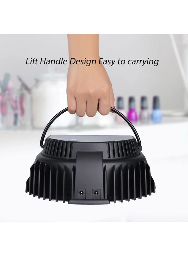 MINI LOP 64W Rechargeable Pro LED Gel Nail UV Light UV LED Nail Lamp Cordless Led Light for Nails(Black) - Image 4