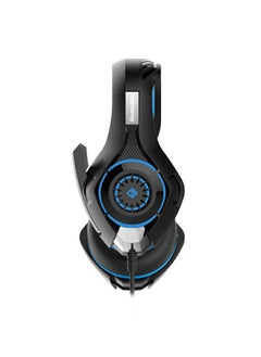 Cosmic Byte GS410 Wired Gaming Headset Over Ear Headphones with Noise Cancelling Mic Compatible with PS5, PS4, Xbox One, PC, Mac, Computer, Laptop (Black/Blue)  - Image 5