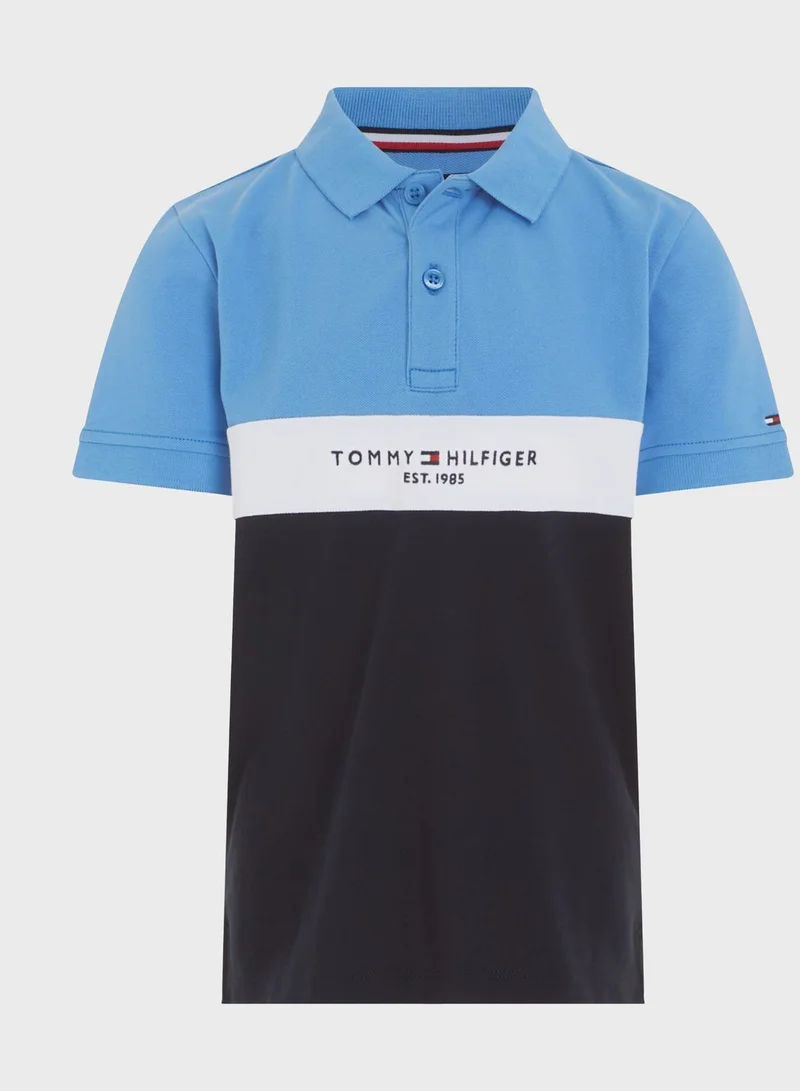 TOMMY HILFIGER Youth Color Block Polo