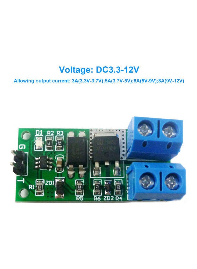 NIBEMINENT - 3.3V-12V 3-8A Relay Module Multicolour 3.60x1.40x1.80cm - Image 1