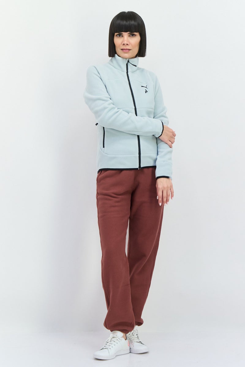 PUMA جاكيت رياضي نسائي مناسب في الهواء الطلق، أزرق جليدي - Image 4