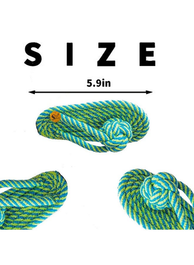 Sage Square Durable Pet Toys For Puppies Sleeper Shaped Chewing Toy + Rubber Chew Bone Toy For Small And Medium Pets Pack Of 2  - Image 3