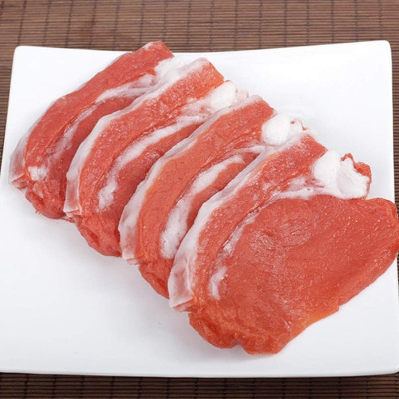 2pcs Simulation Meat Food Fake Cooked Fresh Pork Lifelike Resin Pork Model for Hotel Store Display Photography Props - Image 2