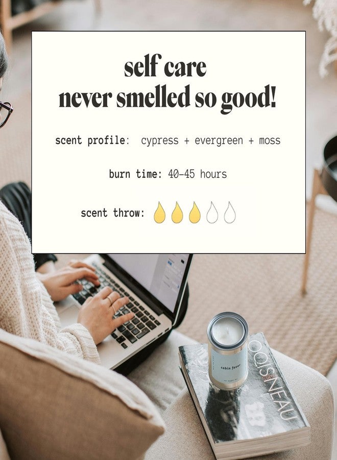 MALA Cabin Fever Cypress Evergreen & Moss Candle for Home - Forest‑Inspired Aromatherapy - Vegan Soy - 45 Hour Clean Burn - Organic Non‑Toxic Candles - Cozy Room Decor - 6.8 oz - Image 5