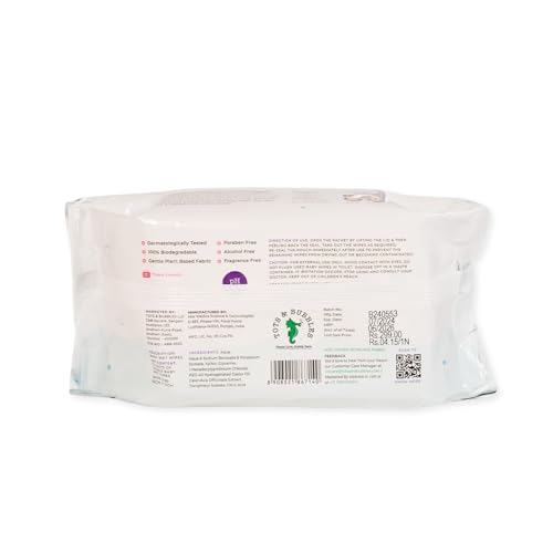 Tots and Bubbles Tots & Bubbles 99% Pure Water Baby Wipes | Plant Based, Unscented Newborn Wet Wipes, Thick & Gentle for Sensitive Skin – 72 Count (Pack of 3) with Lid - Image 2