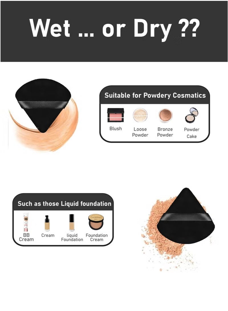 حكمة بيوتي إسفنجة مكياج مثلثة مضغوطة مزدوجة الاستخدام، مثالية لتوزيع المكياج بتغطية ناعمة ومظهر طبيعي، اسفنجة بودرة، اسفنج المكياج، اسفنجات مكياج، اسفنجة مكياج على شكل مثلث، اسفنجة بودره، اسفنجة وجه، باودر بف، اسفنج مكياج، سبونج، ميكب، بيوتي بلندر، اسفنجه مكياج، بف باودر، قطن مكياج، بف الباودر. - Image 4