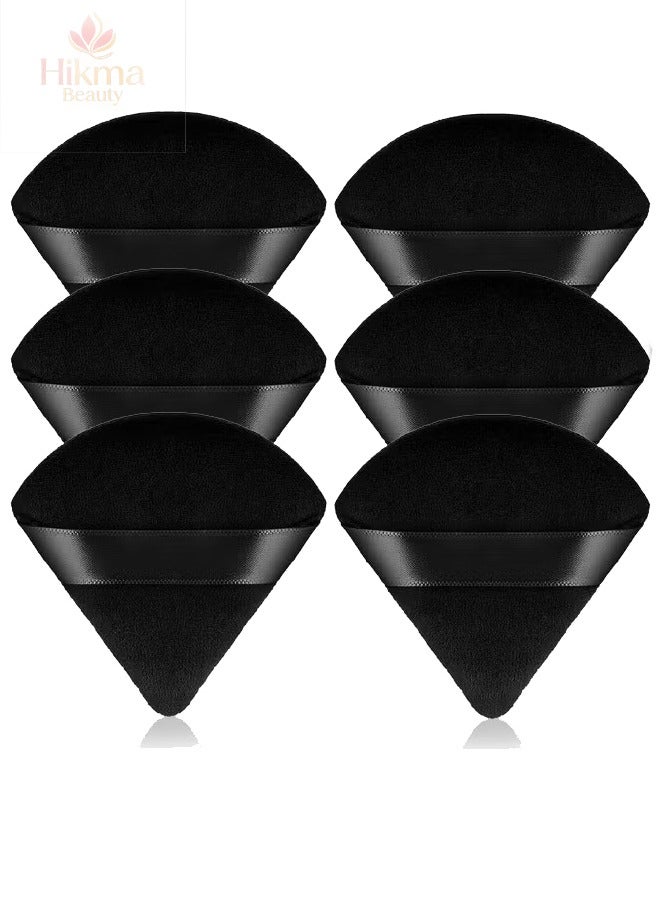 حكمة بيوتي إسفنجة مكياج مثلثة مضغوطة مزدوجة الاستخدام، مثالية لتوزيع المكياج بتغطية ناعمة ومظهر طبيعي، اسفنجة بودرة، اسفنج المكياج، اسفنجات مكياج، اسفنجة مكياج على شكل مثلث، اسفنجة بودره، اسفنجة وجه، باودر بف، اسفنج مكياج، سبونج، ميكب، بيوتي بلندر، اسفنجه مكياج، بف باودر، قطن مكياج، بف الباودر. - Image 1