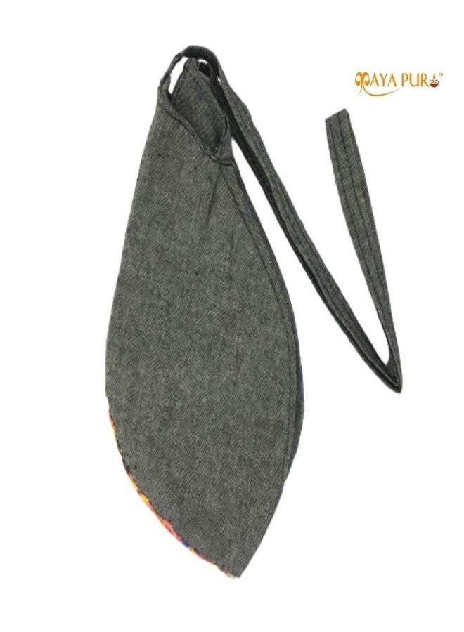 MAYAPURI Cotton Printed Chanting Bag/Beads Bag/Gomukhi Japa Bag with Zip Pocket - Image 4