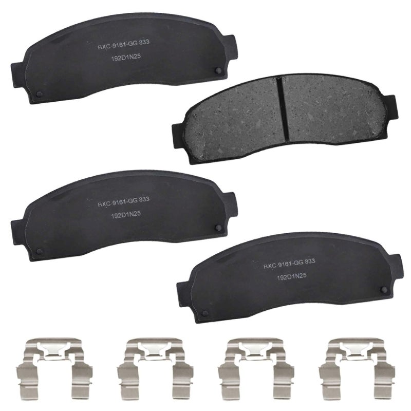 Bendix Premium SBC833 Ceramic Front Brake Pads for Select Models Ford Explorer, Explorer Sport, Sport Trac, Ranger, Mazda B2300, B3000, B4000, Mercury Mountaineer - Image 1