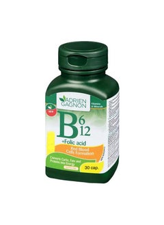 Vitamin B6, B12 & Folic Acid 30 Tablets