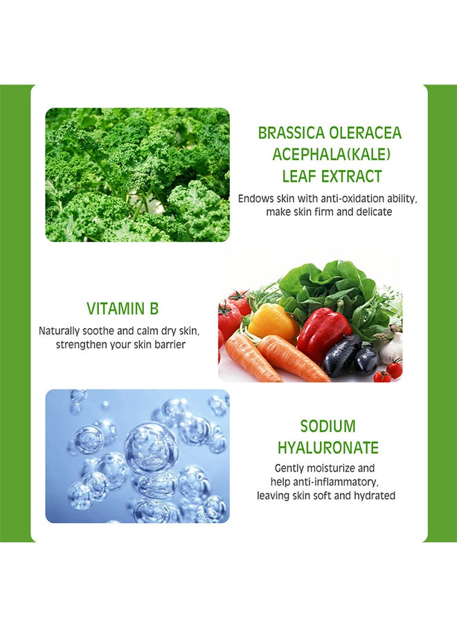 LIYALAN - Kale Vitamin B Double Repair Skin Barrier Moisturizing Facial Liquid Essence - 30ml - Image 1