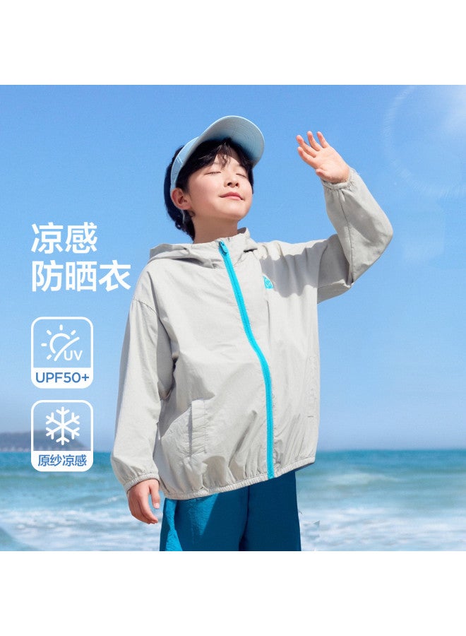Zuoxi Boys' Outdoor Sun Protection Clothing - Kids' Original Yarn Summer Skin Jacket, 2025 New Collection Lightweight Outerwear For Big & Medium Boys - Image 2
