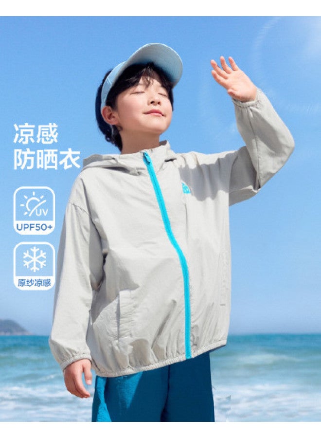 Zuoxi Boys' Outdoor Sun Protection Clothing - Kids' Original Yarn Summer Skin Jacket, 2025 New Collection Lightweight Outerwear For Big & Medium Boys - Image 1