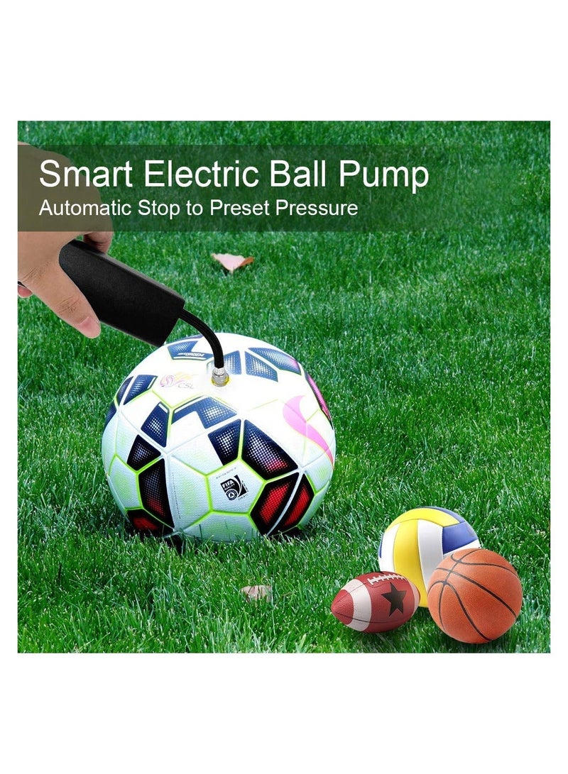 Y&D Electric Ball Pump, for Sports Balls Basketball Air Pump with Lcd Display, Rechargeable Football, Basketball, Volleyball, Rugby, Soccer, Beach Ball, Swimming Ring, Easy to Carry Out  - Image 2