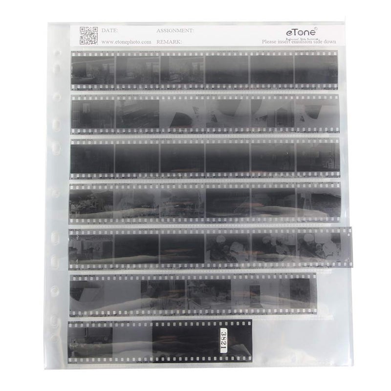 eTone 50x eTone Archival Storage Sheets 135 35mm Negative Page Preservers (50X135) - Image 3