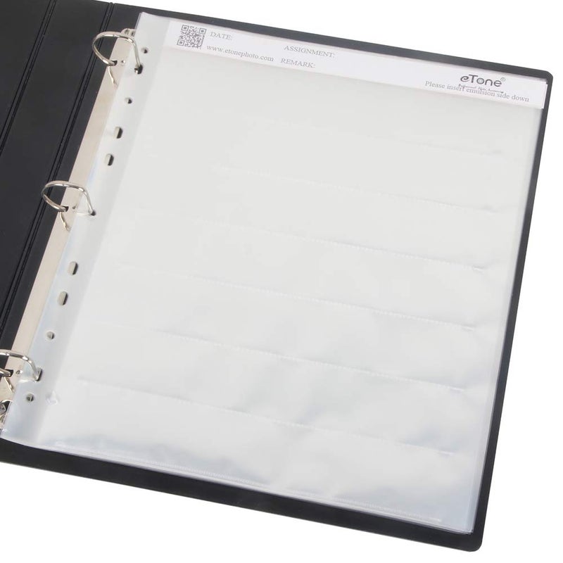 eTone 50x eTone Archival Storage Sheets 135 35mm Negative Page Preservers (50X135) - Image 5
