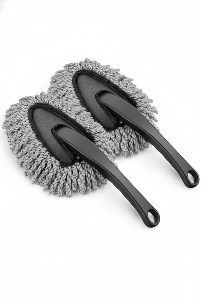 VYOOx Microfiber Car Duster 2 Piece (Same Size) | Scratch-Free Dusting Brush for Car, Bike & Home | Interior & Exterior Cleaning Duster Set - Image 1