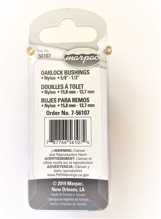Marpac Oarlock Bushings 5/8" to 1/2" - Nylon - Boat Part - Black - 7-56107 - Rowing - All Ages - Boating Enthusiasts, Rowers - Image 2