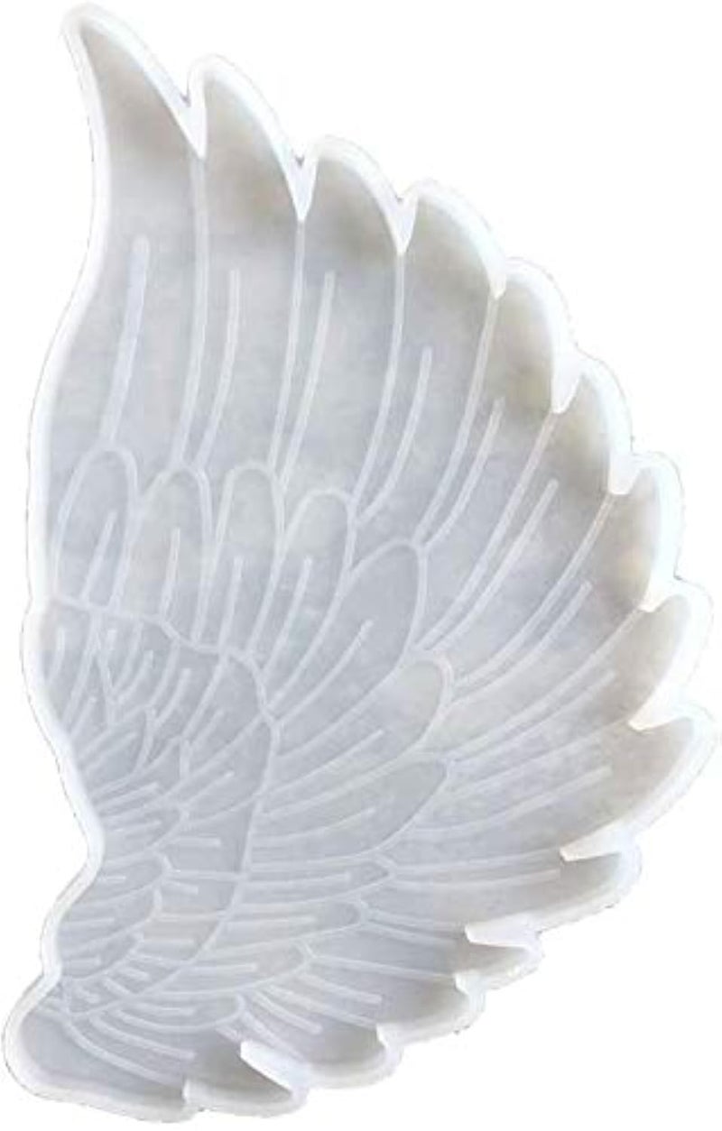 R H LIFESTYLE Creative DIY Multipurpose Transparent Silicone Coaster Mold (Angel Wing Mold 1PC, 16 X 10 cm) SM3571 - Image 4