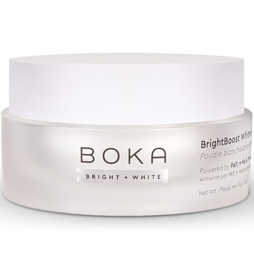 Boka Teeth Whitening Powder Nano Hydroxyapatite Appropriate for Sensitive Teeth Whitening Toothpaste Alternative with Essential Oils Has Probiotics Multivitamins Aloe - Image 1