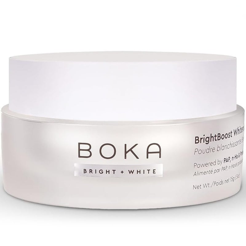 Boka Teeth Whitening Powder Nano Hydroxyapatite Appropriate for Sensitive Teeth Whitening Toothpaste Alternative with Essential Oils Has Probiotics Multivitamins Aloe - Image 2