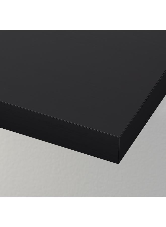 Wall shelf, black-brown, 30x26 cm - Image 3