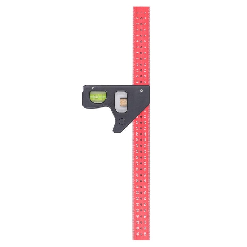Aluminum Alloy Adjustable Sliding Ruler 90 45 Degree Angle Measurement Tool 40cm Length - Image 4