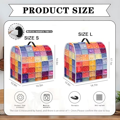 BVBOX Mixer Dust Cover for 68 Qt Stand Mixer Cloth Cover with 2 Storage Pockets for Stand Mixer Protective Covers Large for 68 Quart Mixer - Image 3