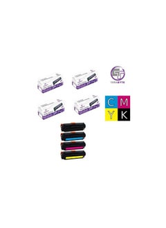 Terabyte Compatible 207X 207A Toner Cartridge Multipack Replacement for Color Laserjet Pro MFP M283fdw M255dw M282nw M283fdn M255nw W2210A W2210X W2211X W2212X W2213X Ink -B C Y M