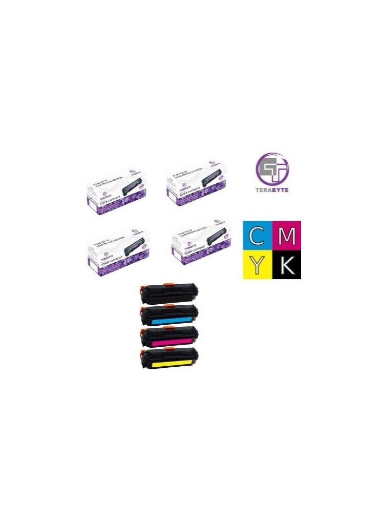 Terabyte - Terabyte Compatible 207X 207A Toner Cartridge Multipack Replacement for Color Laserjet Pro MFP M283fdw M255dw M282nw M283fdn M255nw W2210A W2210X W2211X W2212X W2213X Ink -B C Y M - Image 1