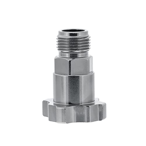 Master Airbrush Master Elite Paint System MPS Spray Gun Cup Adapter 843 - Converts Full-Size Devilbiss Spray Guns, GTI, GFG, Finishline for Master Elite Paint System MPS Disposable Spray Gun Cup Liners & Lids - Image 1