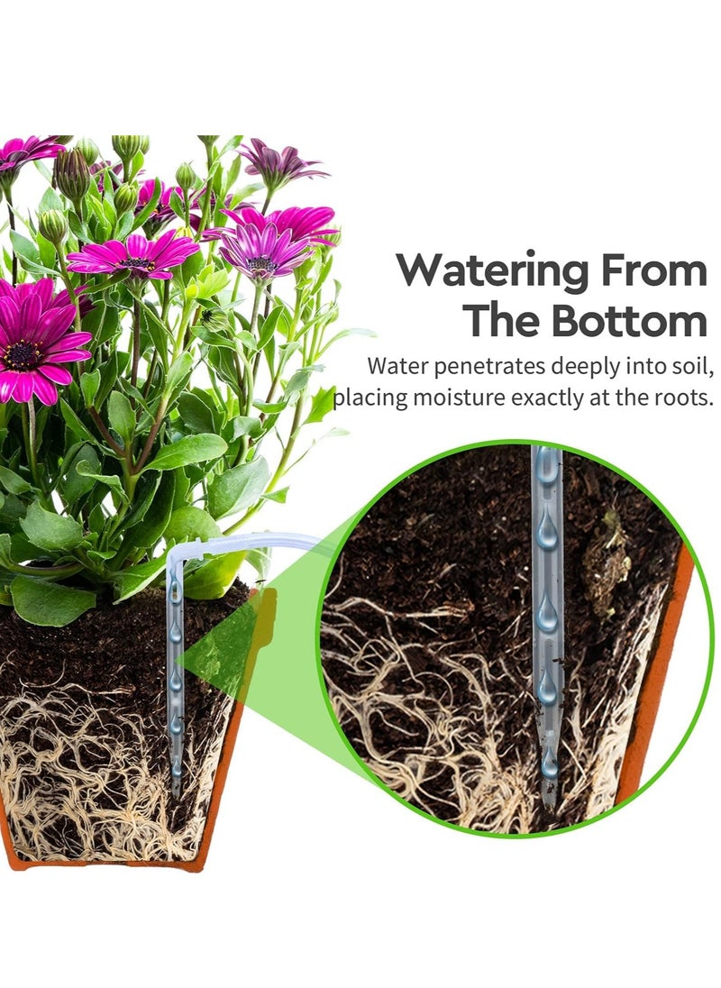 SYOSI - Automatic Irrigation System, Electric Automatic Drip Irrigation Kit DIY Self Watering with Timer, USB Power Operation and Programming Vacation Plant Watering Devices for Indoor Potted Plants - Image 1