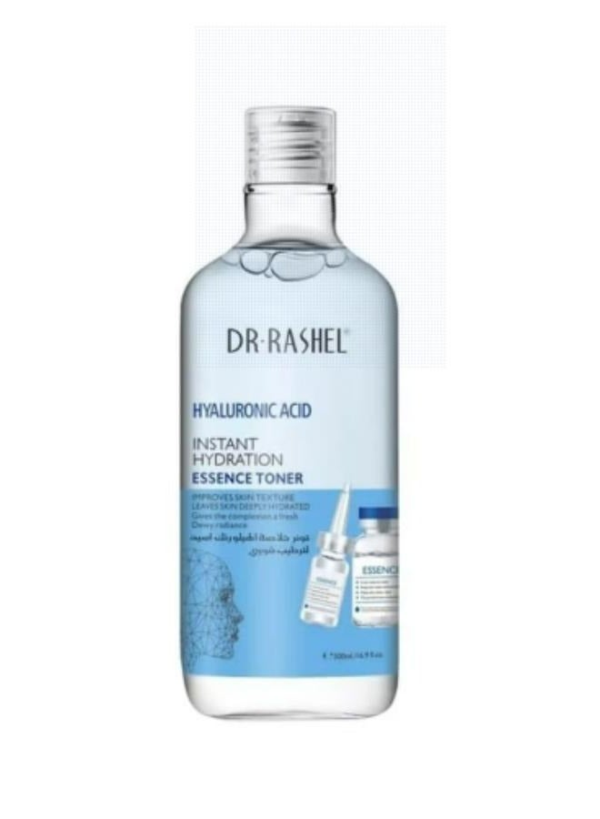 DR. RASHEL Hyaluronic Acid Instant Hydration Essence Toner Make Up Remover 500 ML - Image 1