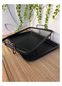 Generic Roasting tray with strainer, 2*1, black granite tray, excellent quality  - Image 5