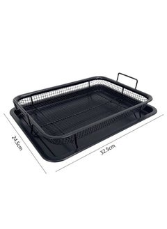Generic Roasting tray with strainer, 2*1, black granite tray, excellent quality  - Image 4