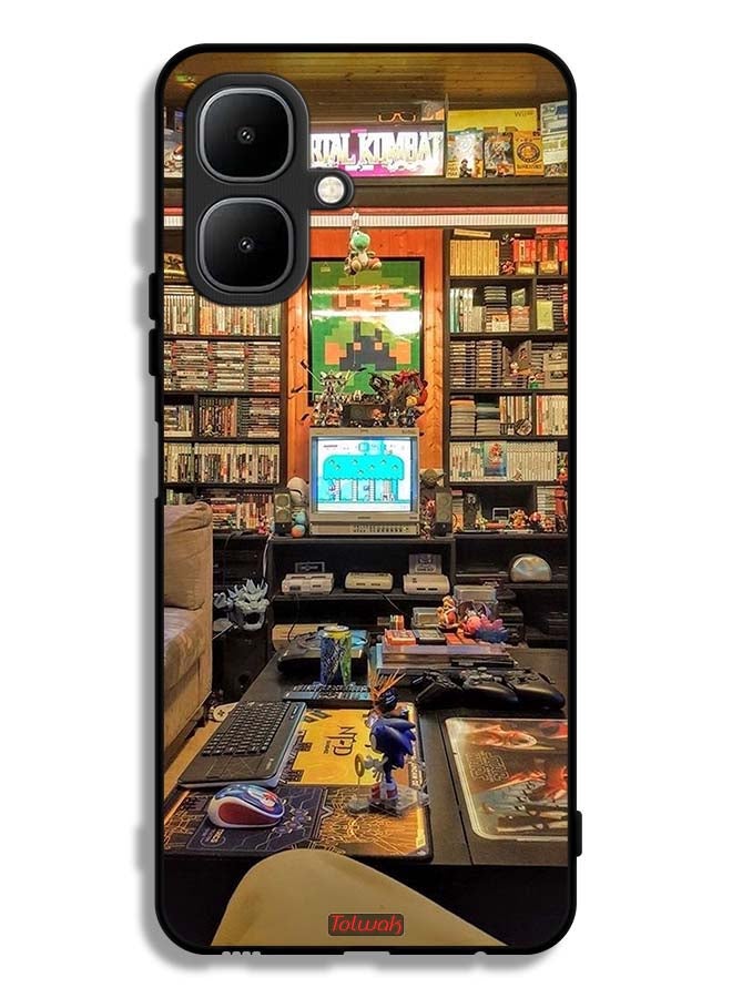 Tolwak Infinix Smart 10 Protective Case Cover Gamer Zone