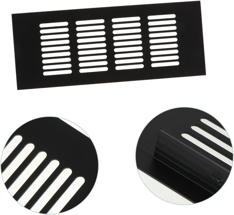 LIFKOME 4pcs Aluminum Alloy Vent Cover for Cabinets and Wardrobes Air Grille for Control Shoes and Furniture Easy Installation - Image 5