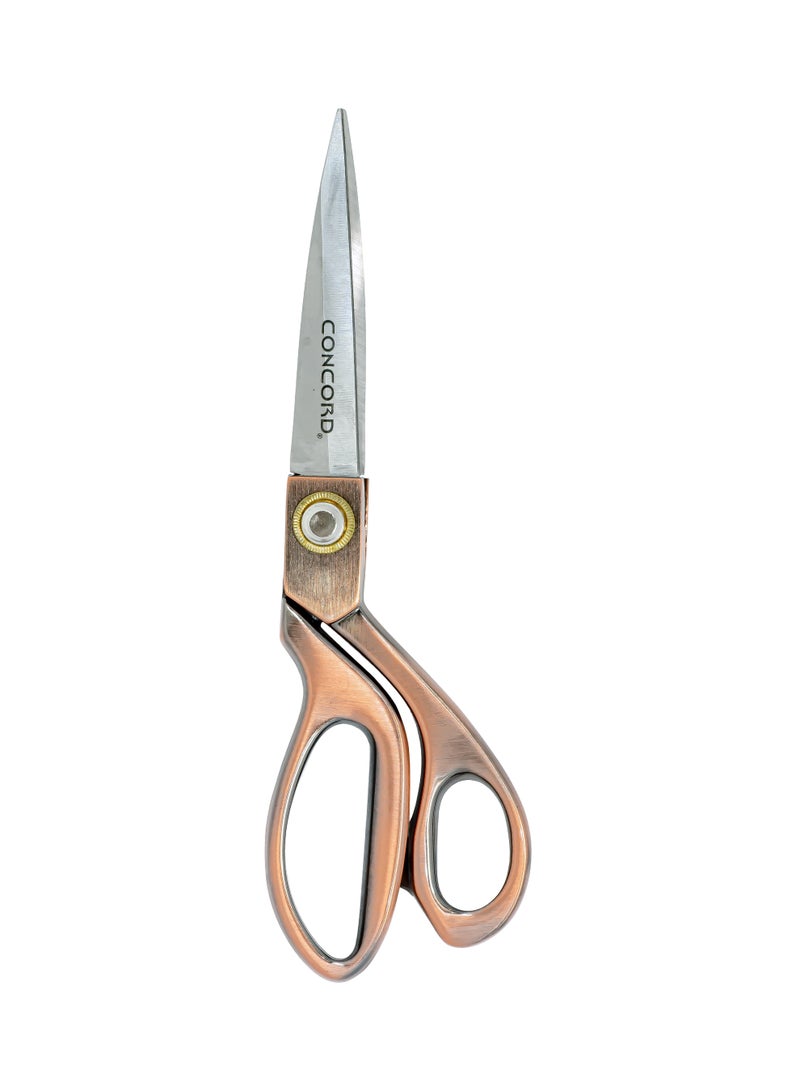 CONCORD - Silk Cut Dressmaker Shears, 260mm | 10 inch Tailoring Scissor| Copper Rivets, High Polished Finish, Long Lasting | Glossy Bronze - Image 1