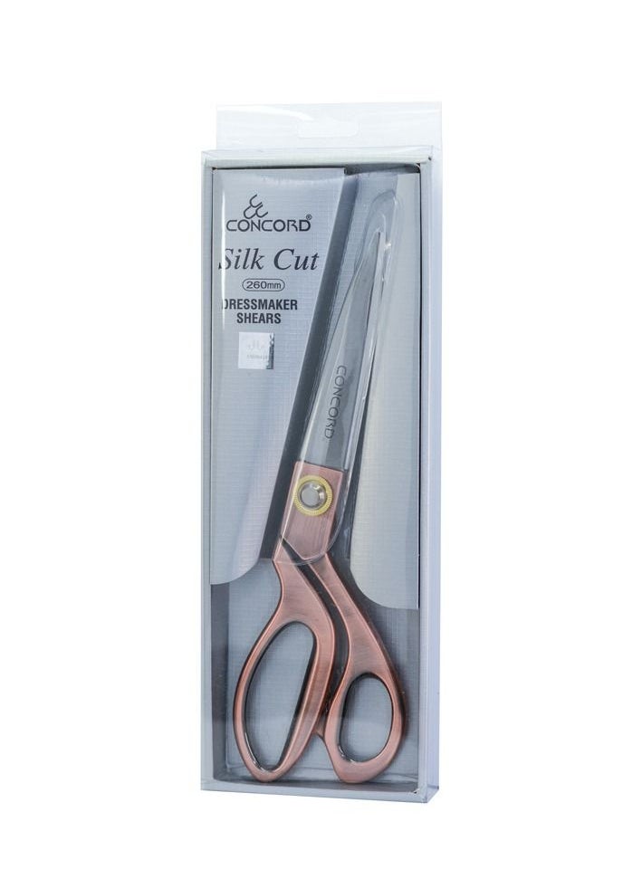 CONCORD Silk cut Dressmakers Scissors 10 inches / Bronze Handle  - Image 3
