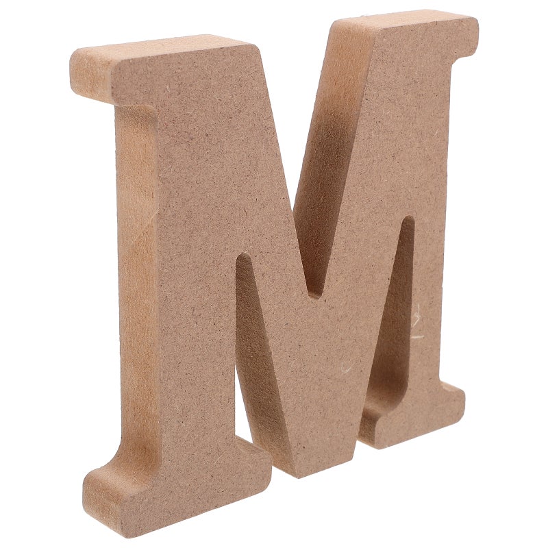 2pcs Letter Cutout Blank Wood Painting Sign For Crafts Diy Diy Supply (Letter ) - Image 5
