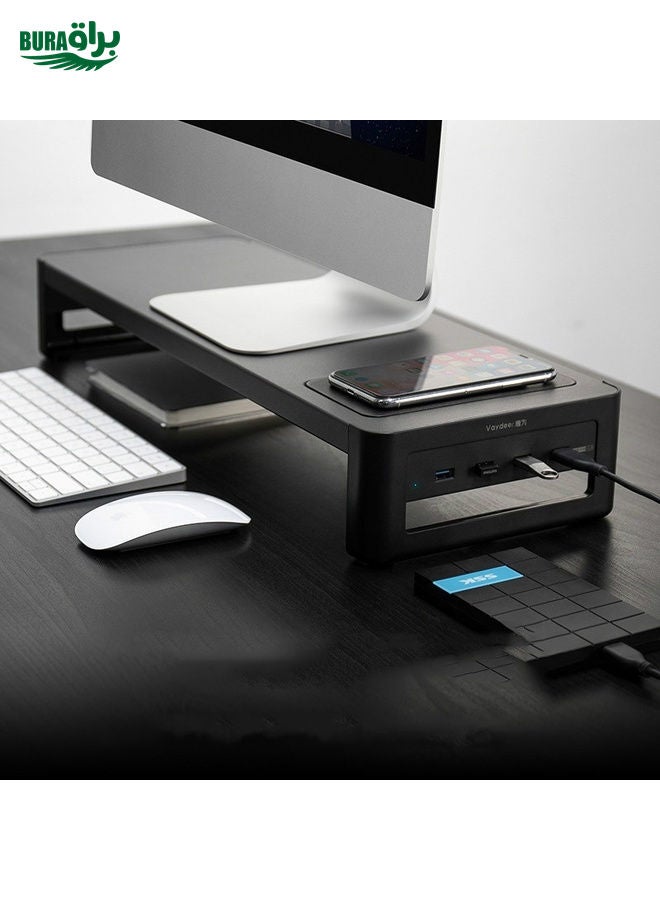 Vaydeer Computer Monitor Increased Desktop Screen Desktop Storage Base, Specification: Simple Configuration