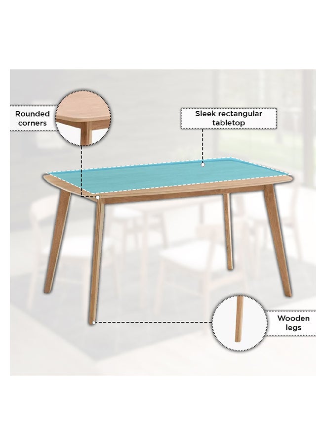 Home Box Nordic NXT 7-Piece 6-Seater Dining Set 140 x 76.3 x 80 cm  - Image 4