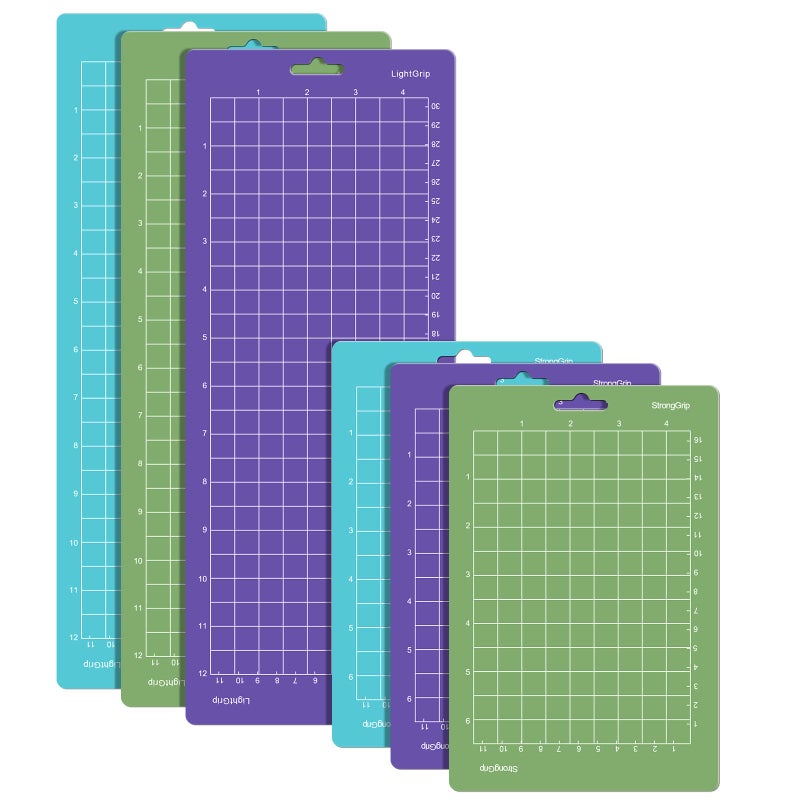 6Pcs Cutting Mat for Cricut Joy 45 X12 45X65 Standardgrip Lightgrip Stronggrip NonSlipDurable Replacement Cutting Mat Adhesive Sticky Cutting Mats for Cricut Joy Accessories