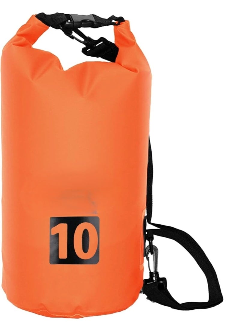 Huitich 10L Orange Single-Strap Waterproof Outdoor Sport PVC Bag  - Image 1