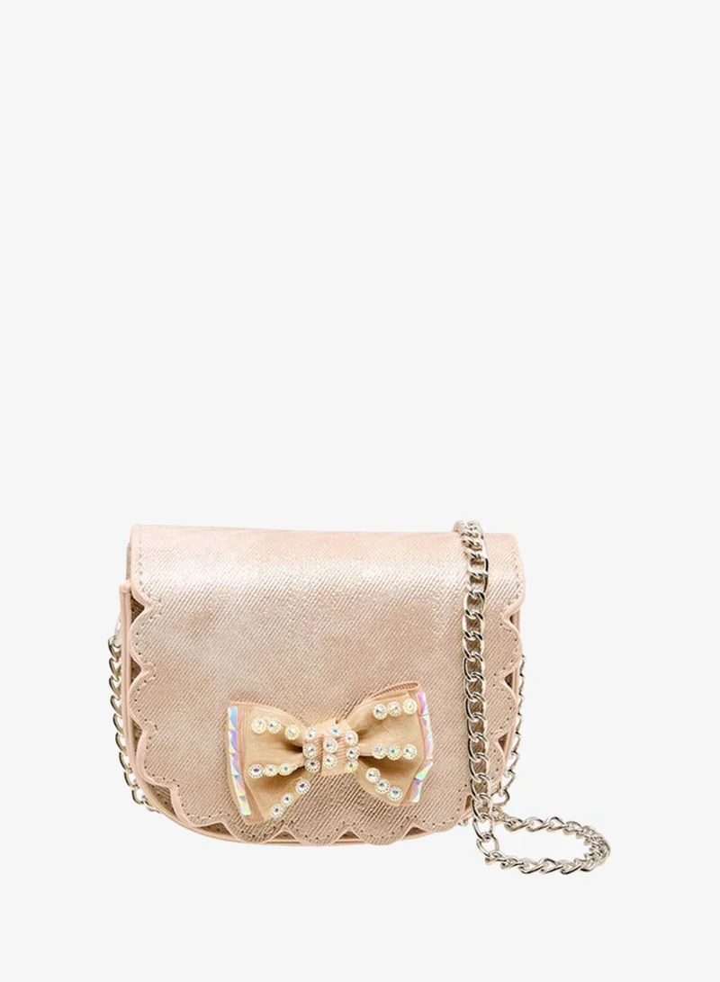 Flora Bella By Shoexpress Scallop Hem Crossbody Bag with Chain Strap