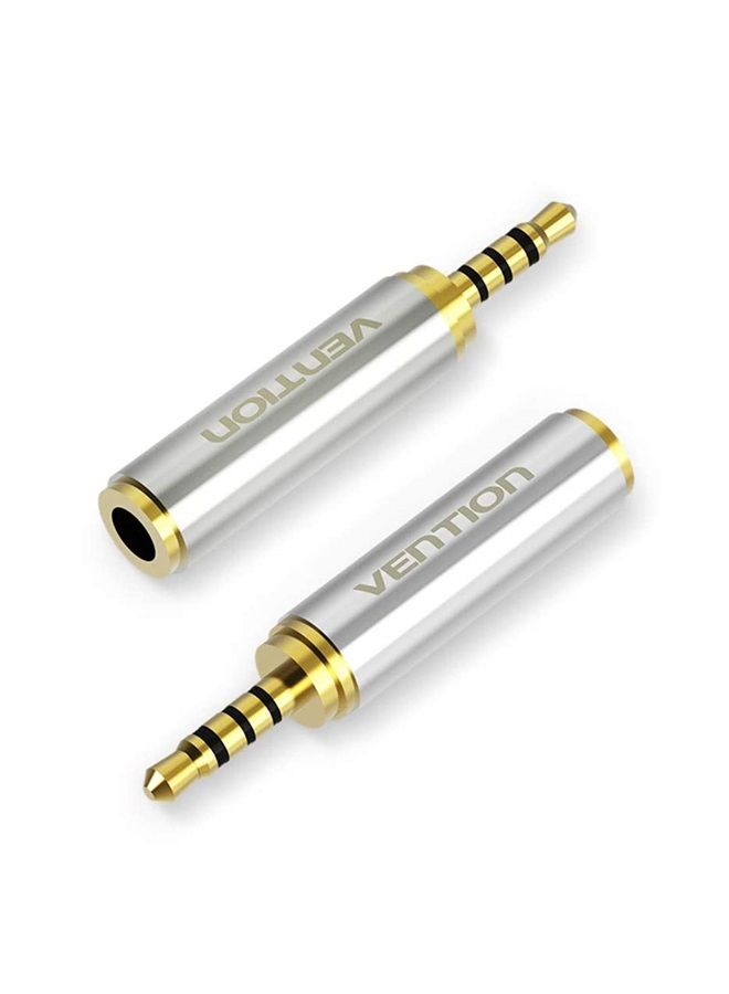 VENTION Vention 3.5mm Female to 2.5mm Male Audio Adapter Converter Premium Quality Headphone Earphone Headset 2.5mm to 3.5mm 3 Ring Jack Stereo or Mono 2 Pack - Image 1